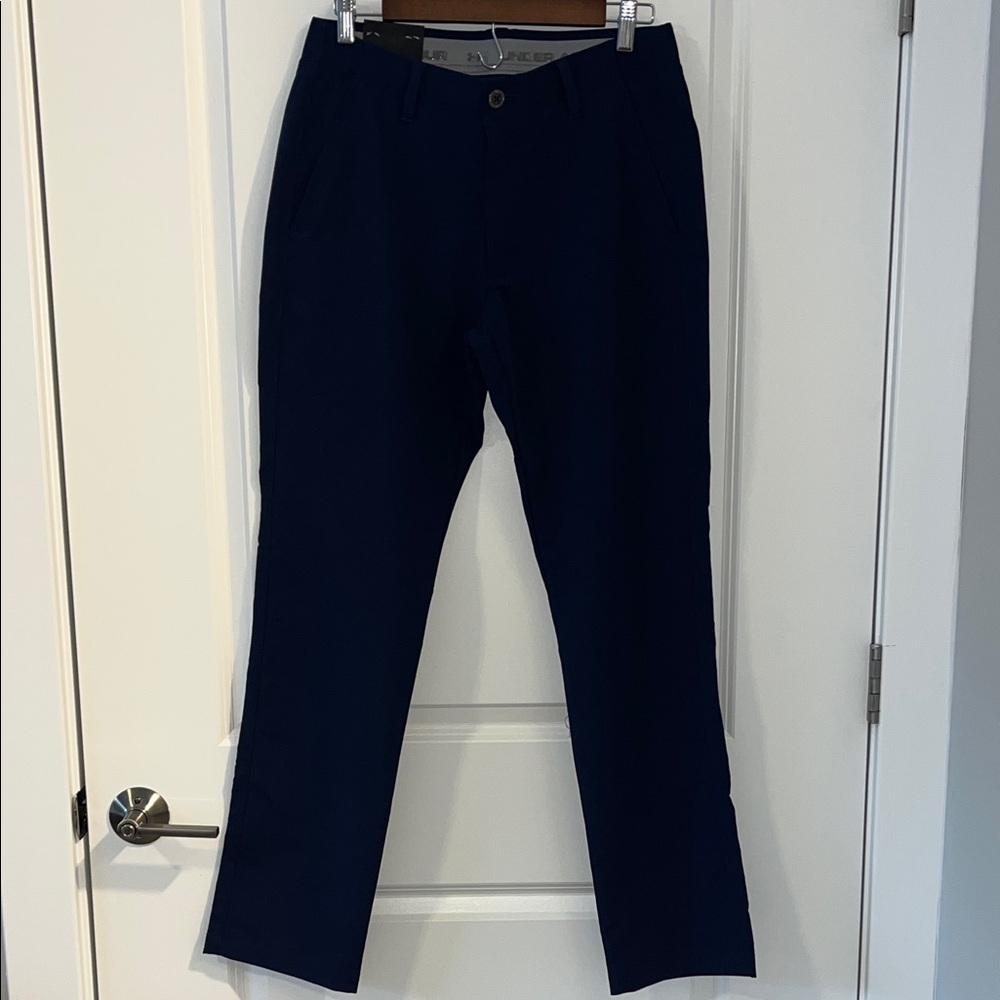 Under Armour Men's Dark Blue Straight Leg Golf Pants